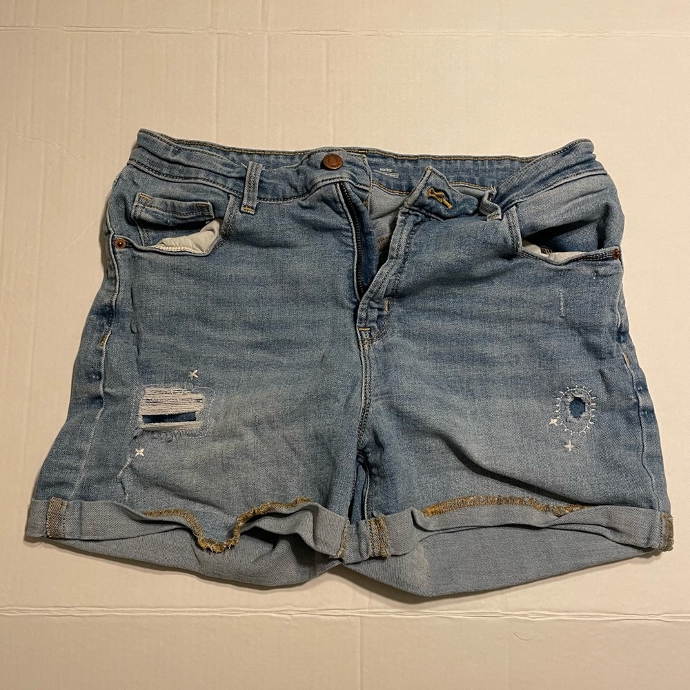 High rise shorts